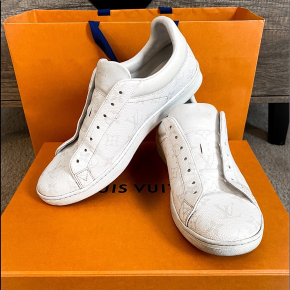 Louis Vuitton Luxembourg Sneaker White Blue